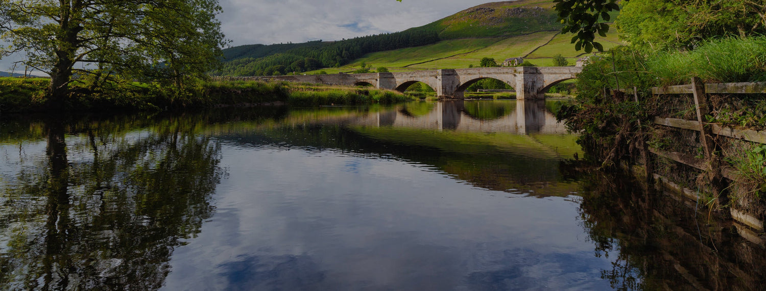 Water and bridge in Britain