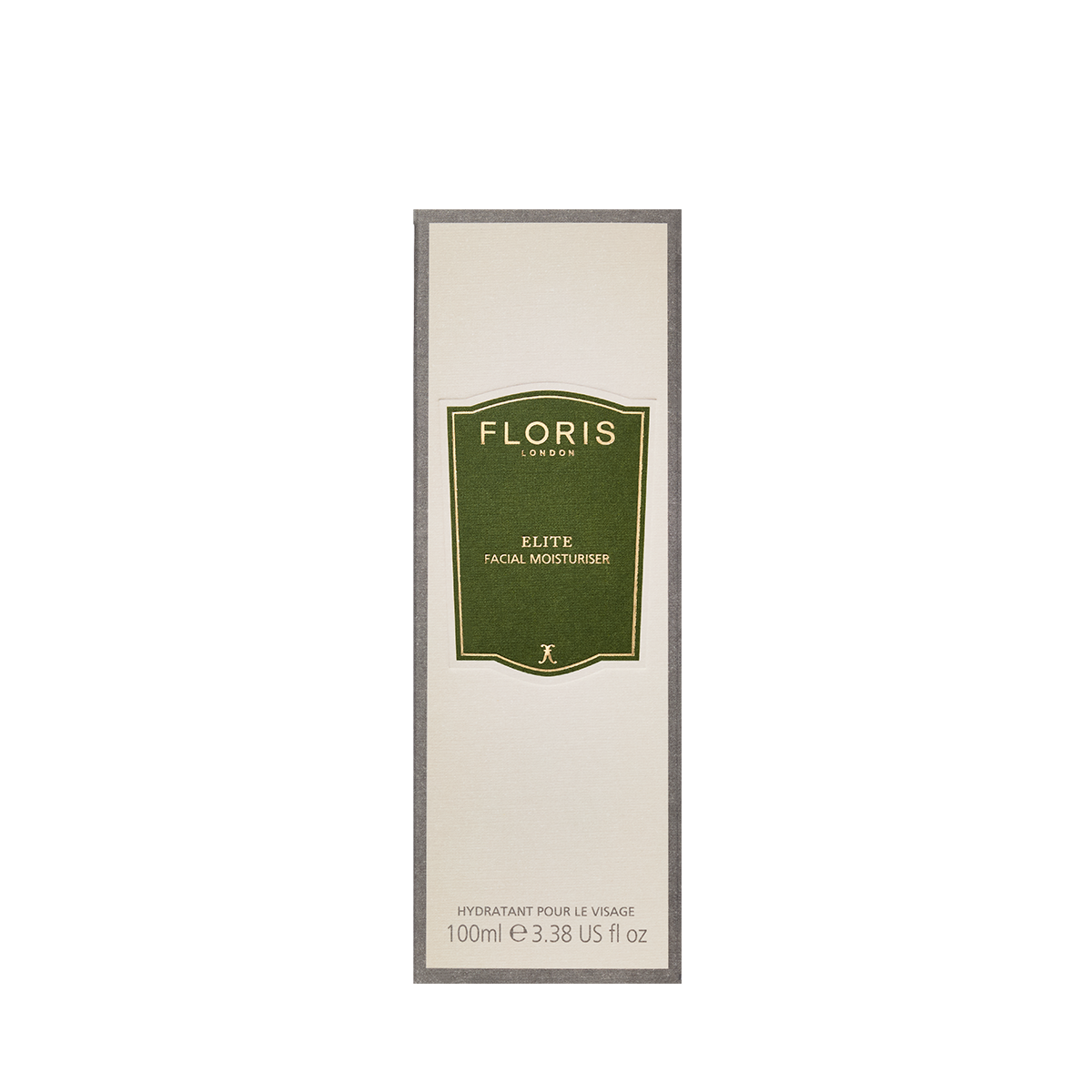 Floris London UK Elite Moisturiser, 100ml, hydrates and protects with antioxidants for refreshed, healthy-looking skin.