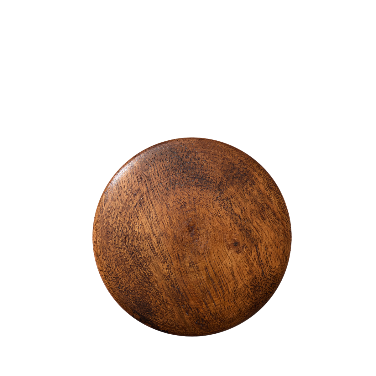 Floris London's Elite - Shaving Soap & Bowl features a wooden round board with a textured surface, perfect for triple-milled soap, on a white background.