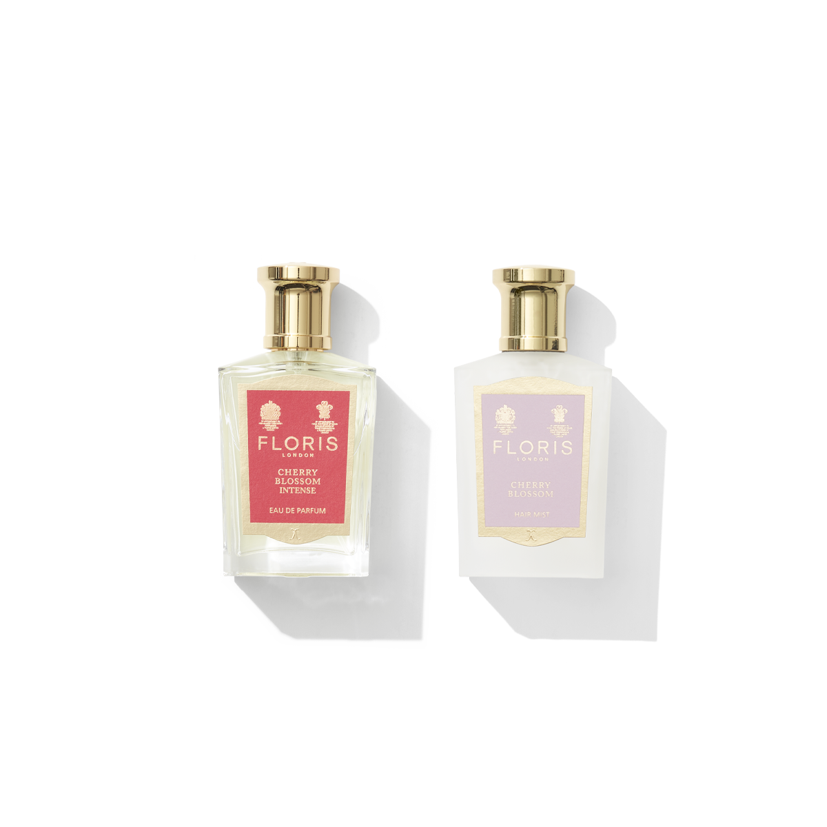 two bottles of Cherry Blossom Intense EDP and Cherry Blossom Hair Mist