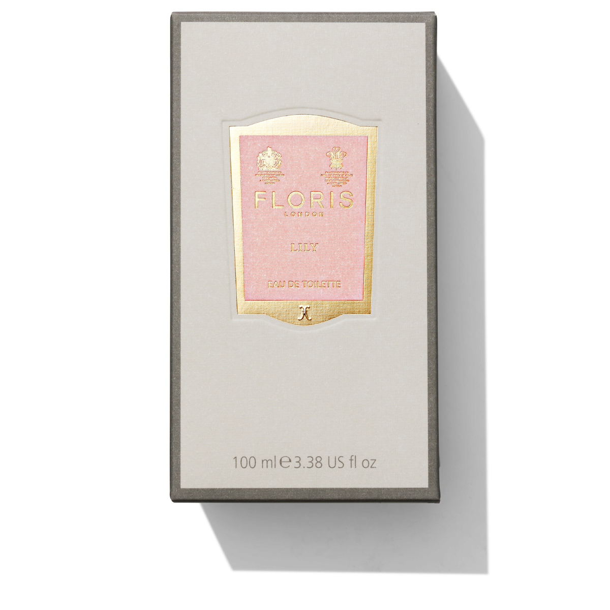 100ml Eau de Toilette box with lily pink label