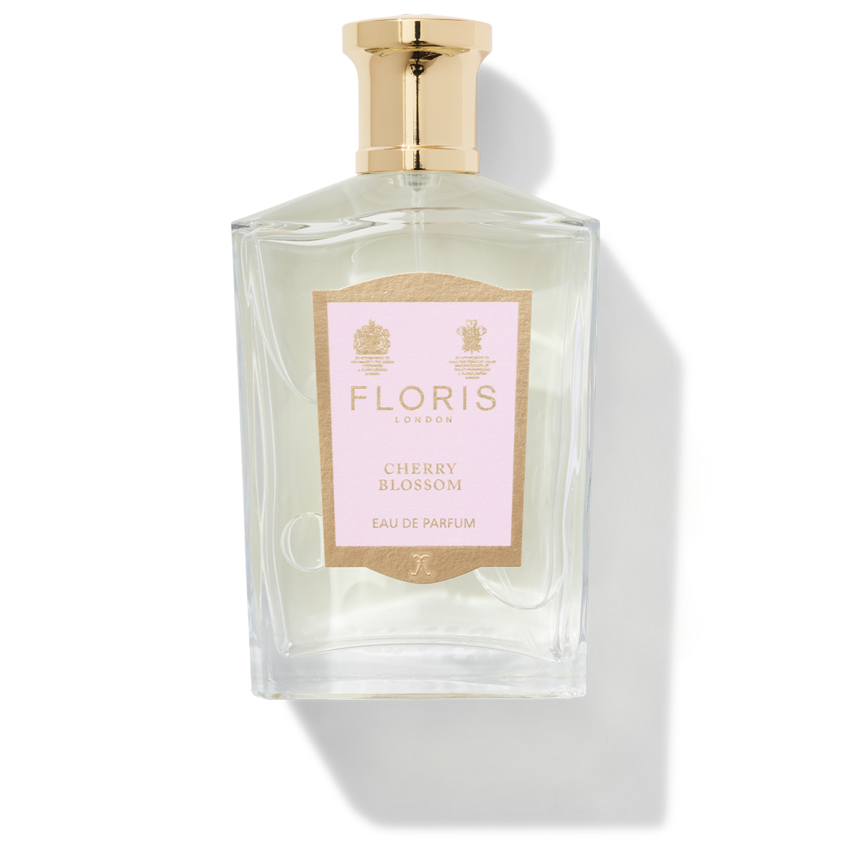 Floris London Cherry Blossom Eau de Parfum glass bottle with pink label