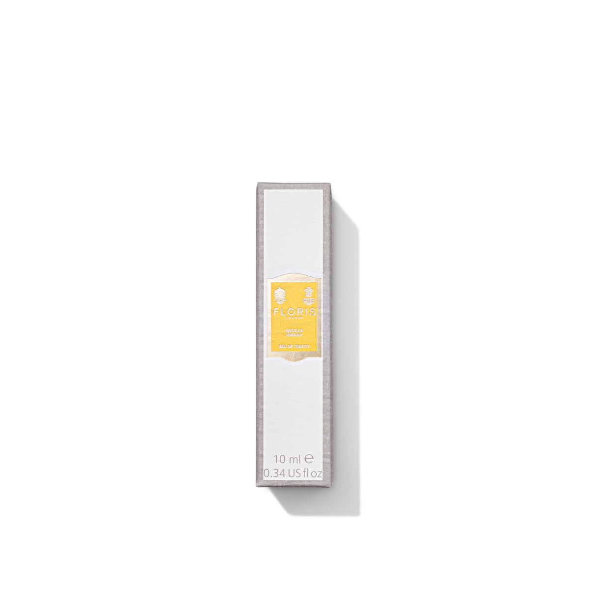 10ml box for soulle ambar eau de toilette with an orange label