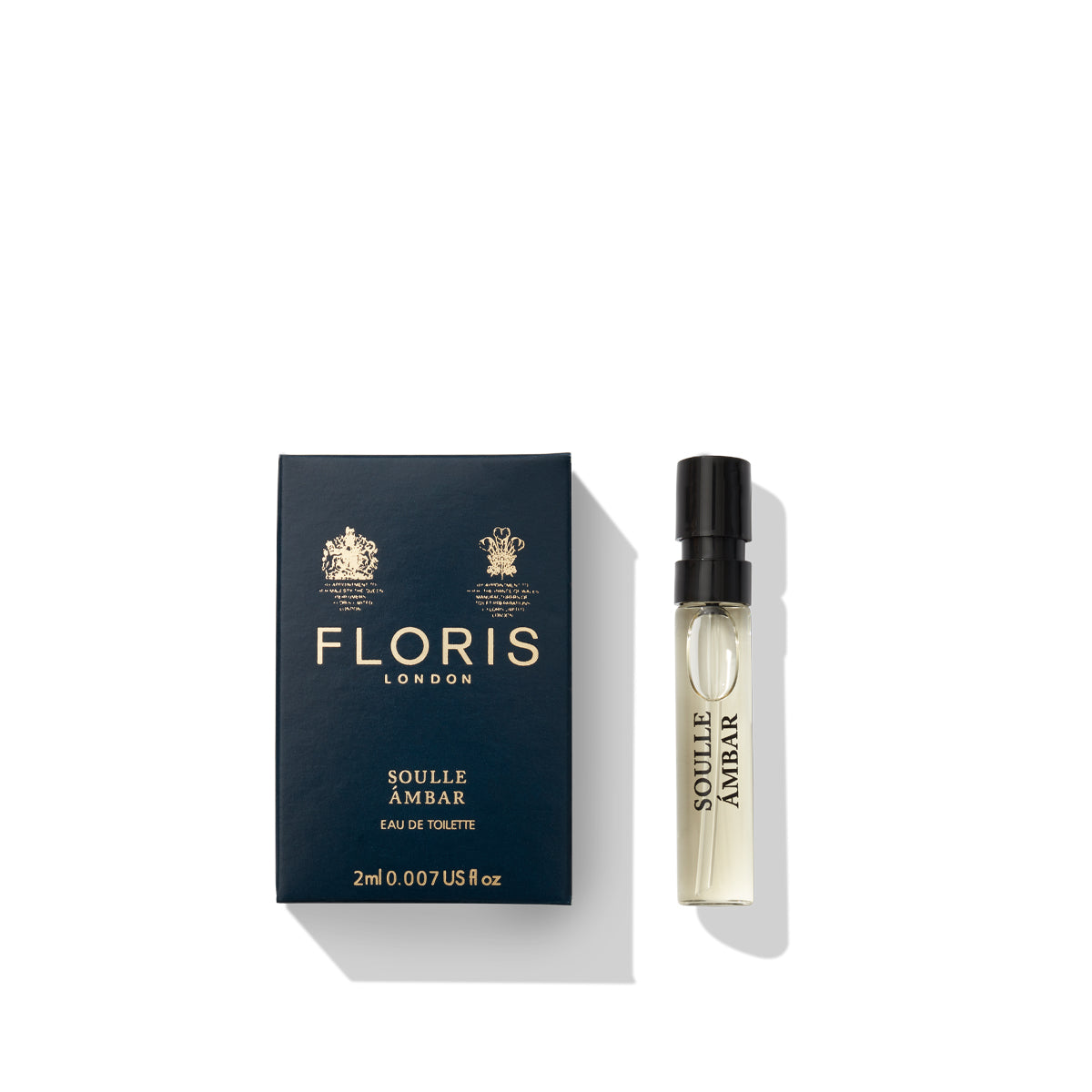 2ml sample vial of soulle ambar eau de toilette from floris london