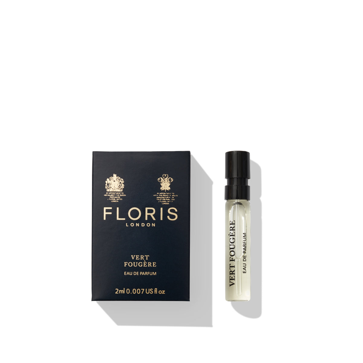 2ml sample vial of floris london vert fougere eau de parfum