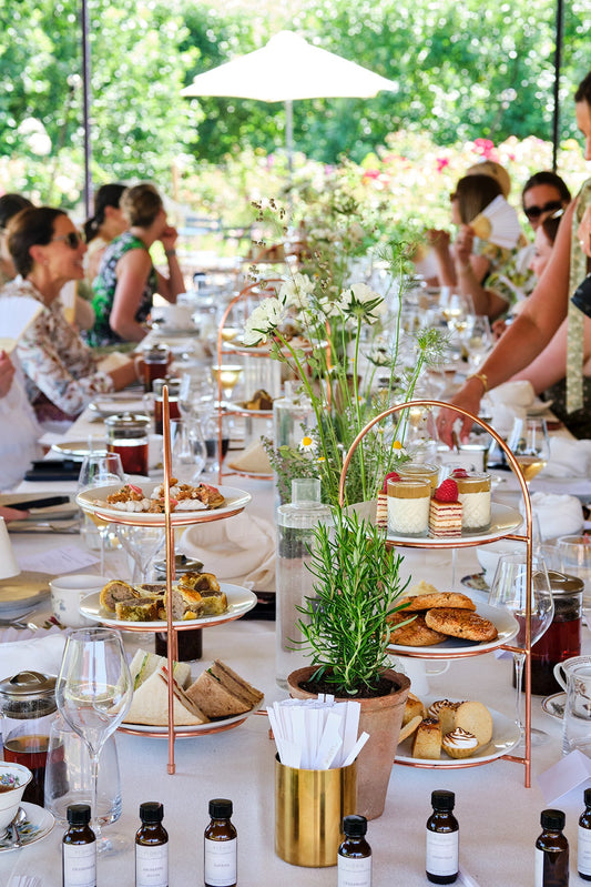 Floris afternoon tea at the Cowdray Estate