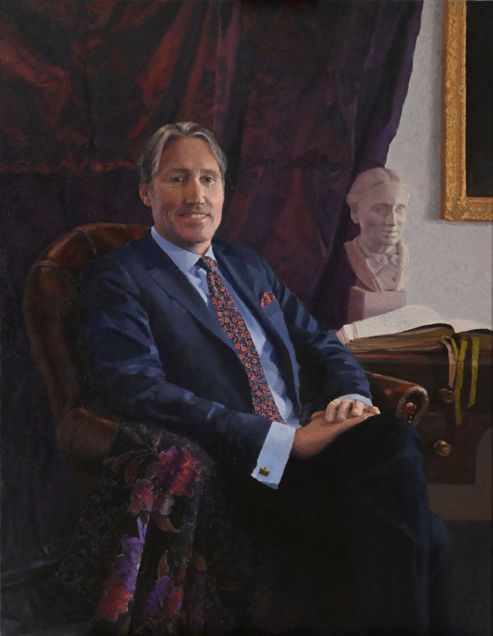 A portrait of Edward Bodenham, 9th generation Floris Family member and Perfume Director.