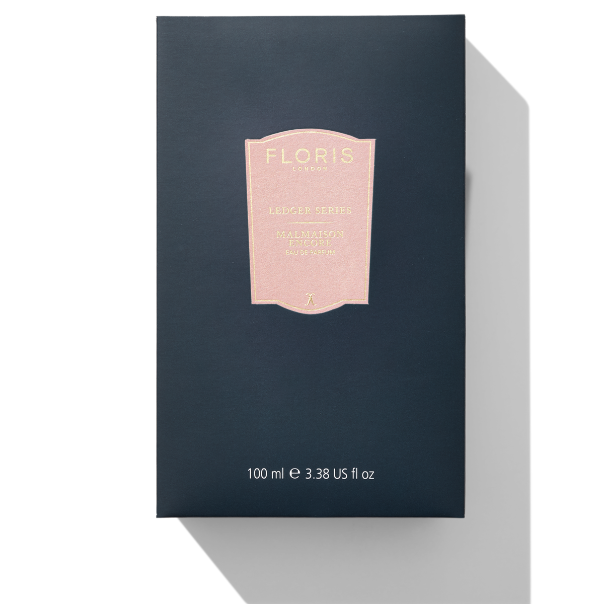 Large black box for 100ml Malmaison Encore fragrance , it has a pink label 