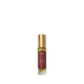 This small bottle of Floris London "A Rose For..." perfume has a gold cap and maroon label, making it a unique gift against a white backdrop.
