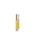Clear glass bottle with a gold cap and a yellow label reads "Floris London," exuding an elegant fragrance of orange blossom. Product: Bergamotto di Positano.