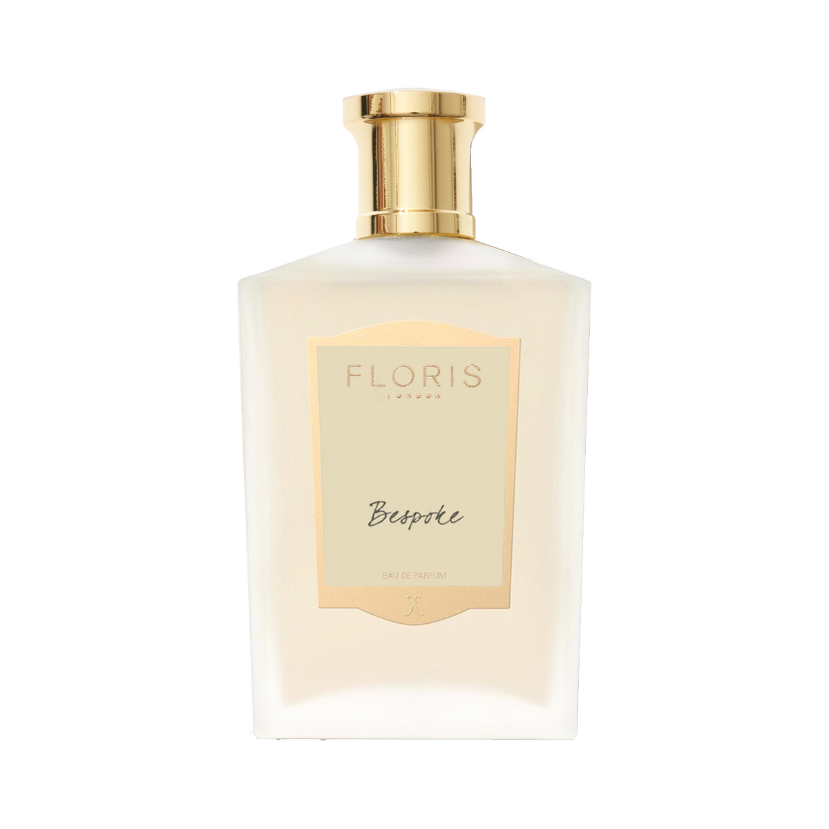 Floris London's Fragrance Customisation - Bespoke 100ml with a gold cap offers a luxurious bespoke fragrance experience.