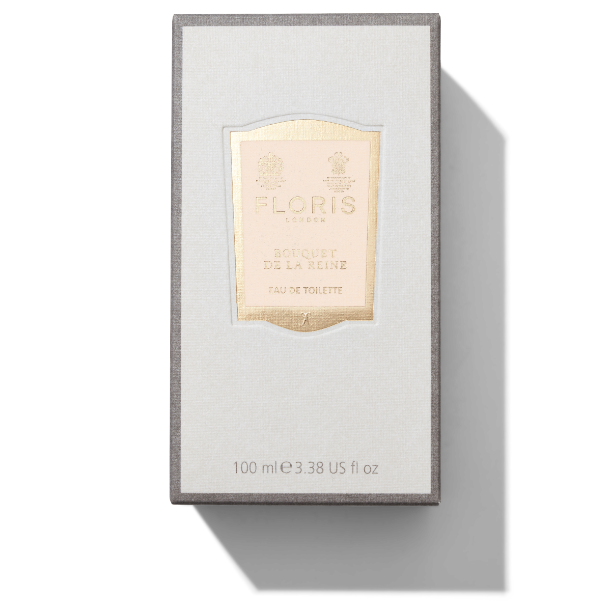 100ml White and Grey box with Golden Bouquet De La Reine label