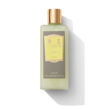 Bottle of Floris London Cefiro shampoo