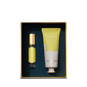 The Floris London UK Cefiro Hero | Cefiro Duo set includes Hand Treatment Cream and Eau de Toilette—ideal for gifting or self-care.