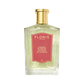 Gold-capped clear glass bottle with red Floris London label for Cherry Blossom Intense Eau de Parfum.