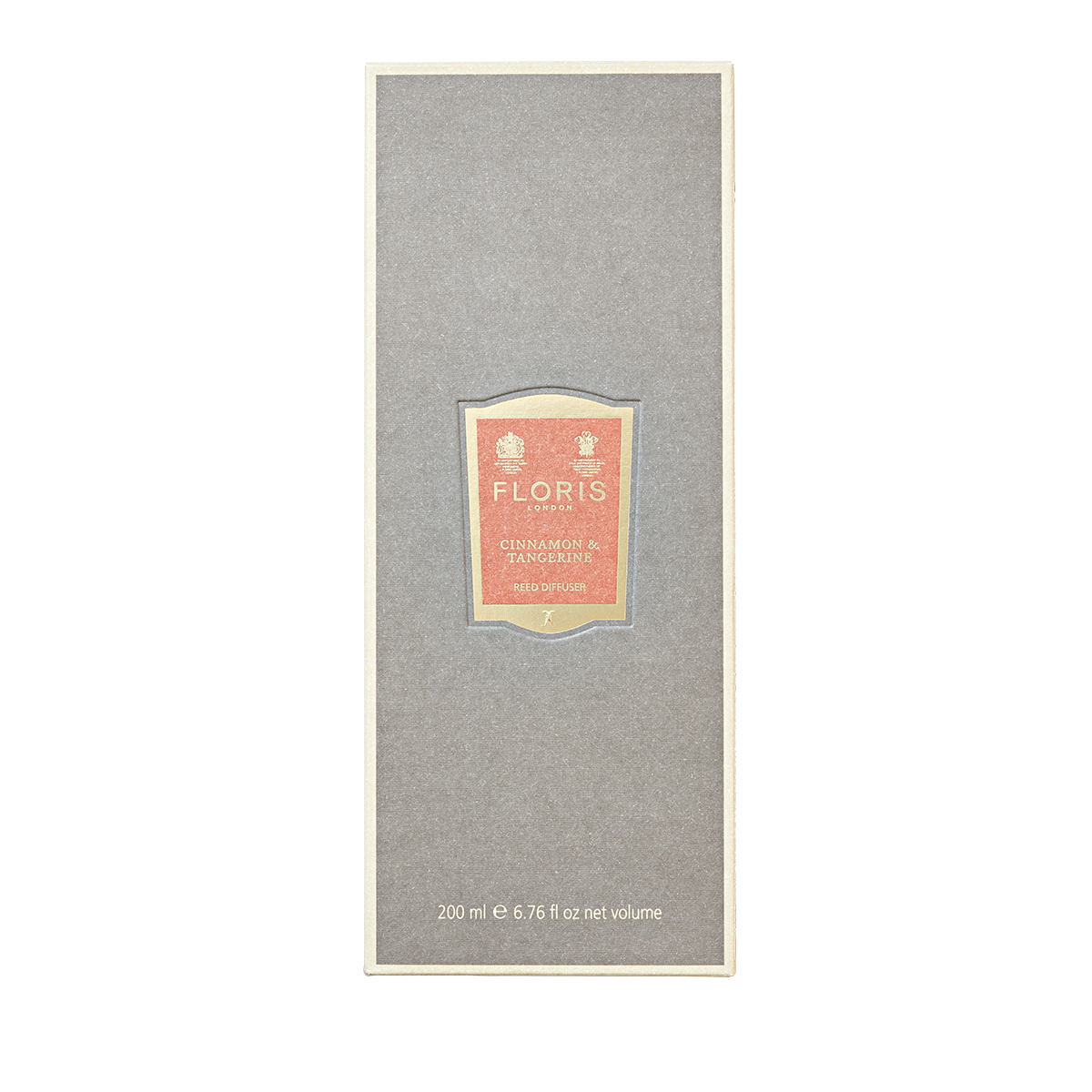 Floris London's Cinnamon & Tangerine Reed Diffuser in a sleek 200ml glass vessel exudes a rich spice blend with hints of orange and tangerine.