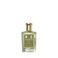 The green bottle with a gold cap, labeled "Floris London Elite - Eau de Toilette," offers a captivating fragrance with subtle woody notes.