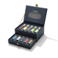 A blue box showing 10ml fragrance bottles inside, this is at an angle