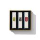 Introducing the Perfumer's Trilogy: For Him by Floris London, featuring a trio of British men's fragrances, each in distinctively colored elegant Floris boxes and presented in a refined black gift box with gold details—ideal for the festive season.