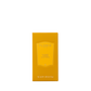 Yellow box of "Golden Amber - Eau de Parfum, 50 ml" by Floris London, featuring an embossed logo and vegan-friendly text.