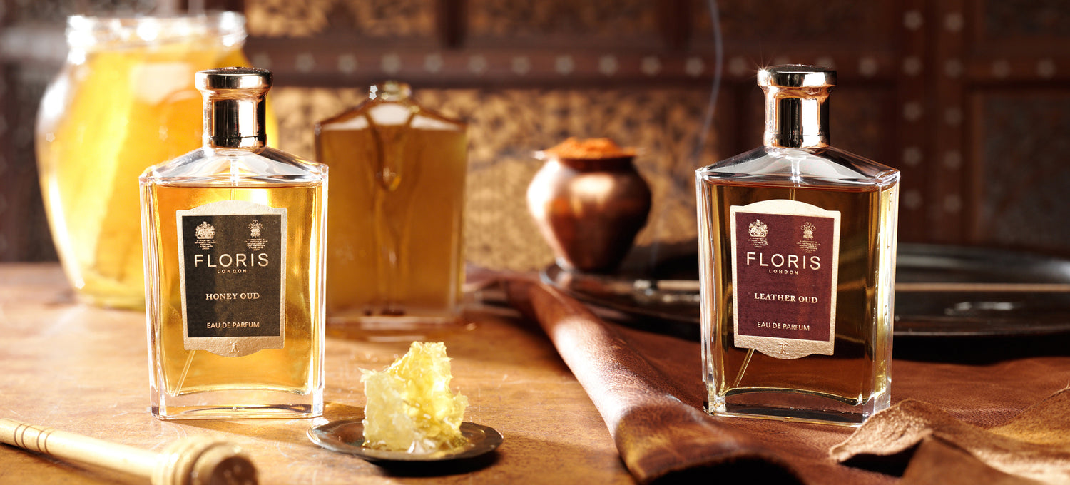 Honey and Leather Oud bottles 