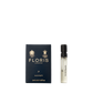 The Floris London JF Eau de Toilette set has a vegan 2ml bottle with citrus and woody notes in a navy box with gold detailing.