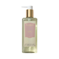 Floris London's Lily Luxury Hand Wash 250ml comes in a clear pump bottle with gold accents.