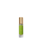 A small Limes - Eau de Toilette bottle by Floris London with a gold cap and green label, hinting of lemon zest on a white background.