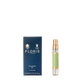 Floris London's Mulberry Fig Eau de Parfum, with a floral amber scent, features a blue box and small spray bottle with a gold cap on a white background.