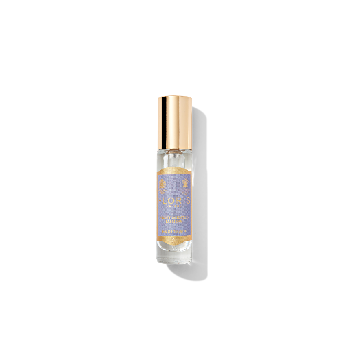 small glass spray atomiser with purple Night Scented Jasmine label