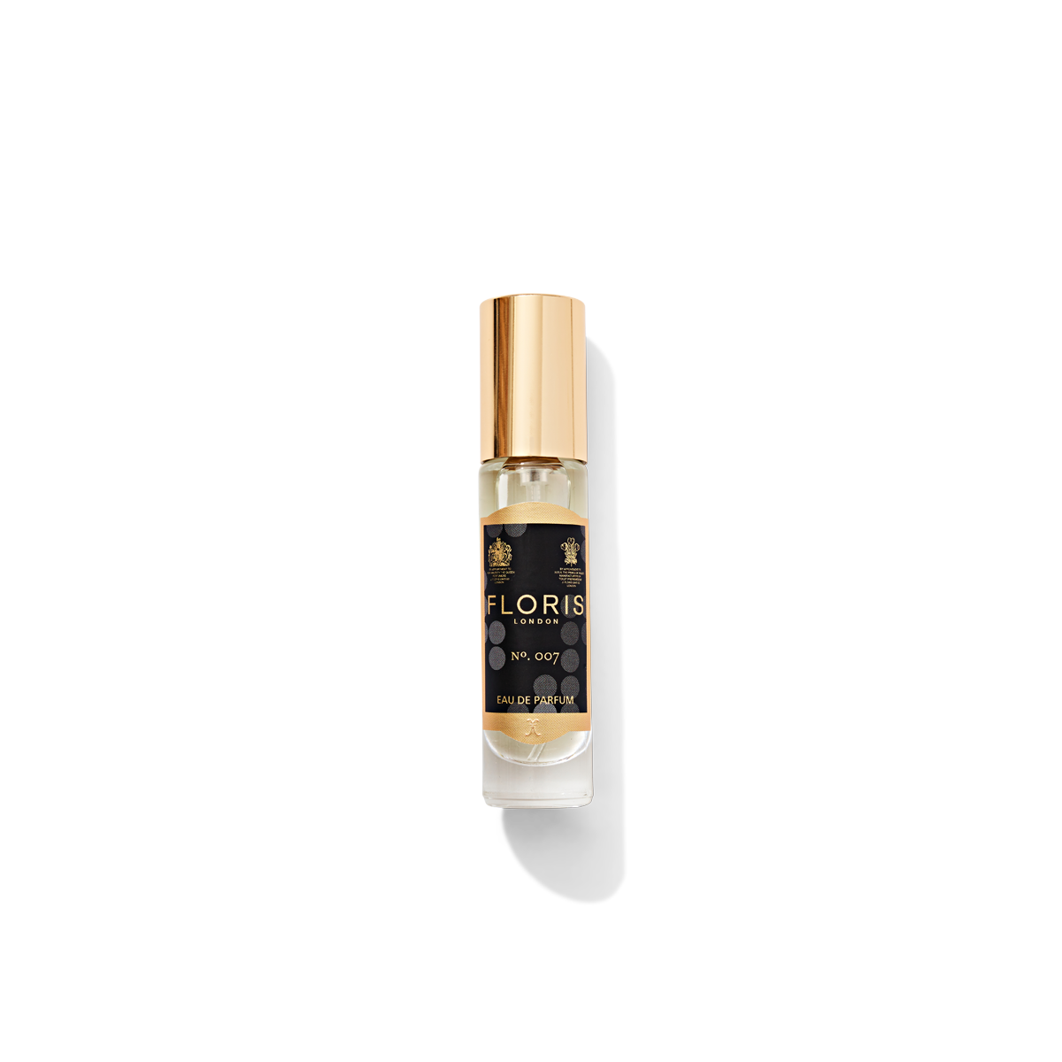 Small 10ml gold atomiser with black label