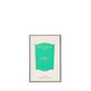 Box of Floris London's Rose Geranium Soap, 100g, with shea butter and a teal/white design.