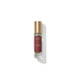 A bottle of Floris London Santal - Eau de Toilette, featuring a gold cap and red label, part of the men's signature collection, stands against a white background.