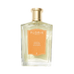 Clear perfume bottle labeled "Floris London Santal Intense - Eau de Parfum" with a gold cap, offering a modern sandalwood fragrance.