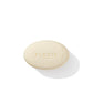 Ivory-colored oval fragranced soap with an embossed floral design and "Floris London No. 89" finely engraved on the top.