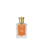 A clear Floris London Special No. 127 Eau de Toilette bottle with a gold cap and orange label, citrus floral scent, shown on a plain white background.