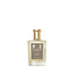 Perfume bottle labeled "Tuberose in Silk - Eau de Parfum" by Floris London, featuring a gold cap and exuding jasmine hints.