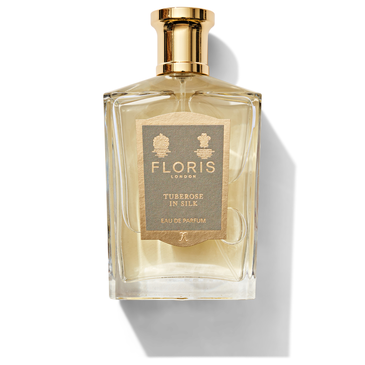 100ml Floris london perfume bottle with tuberose in silk label
