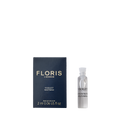 Floris London's Violet - Mouthwash, fluoride-free and luxurious, is displayed with its box and 2ml bottle on a white background.