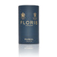 Blue tube for floral collection from floris london