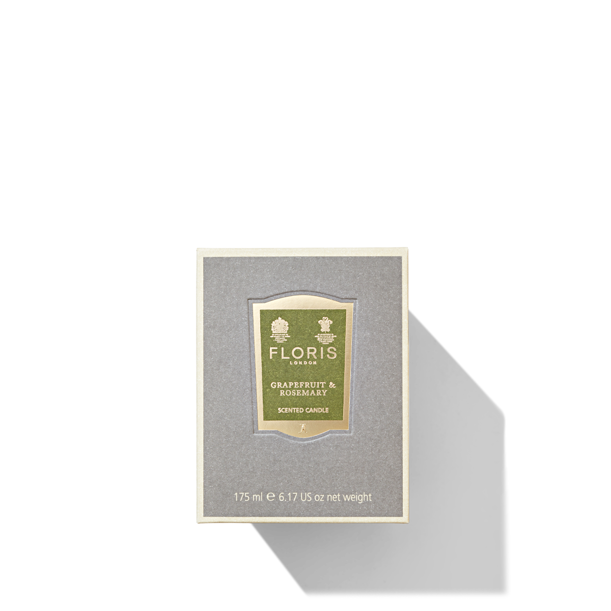 Grey and Green Floris London Grapefruit & Rosemary Scented Candle Box