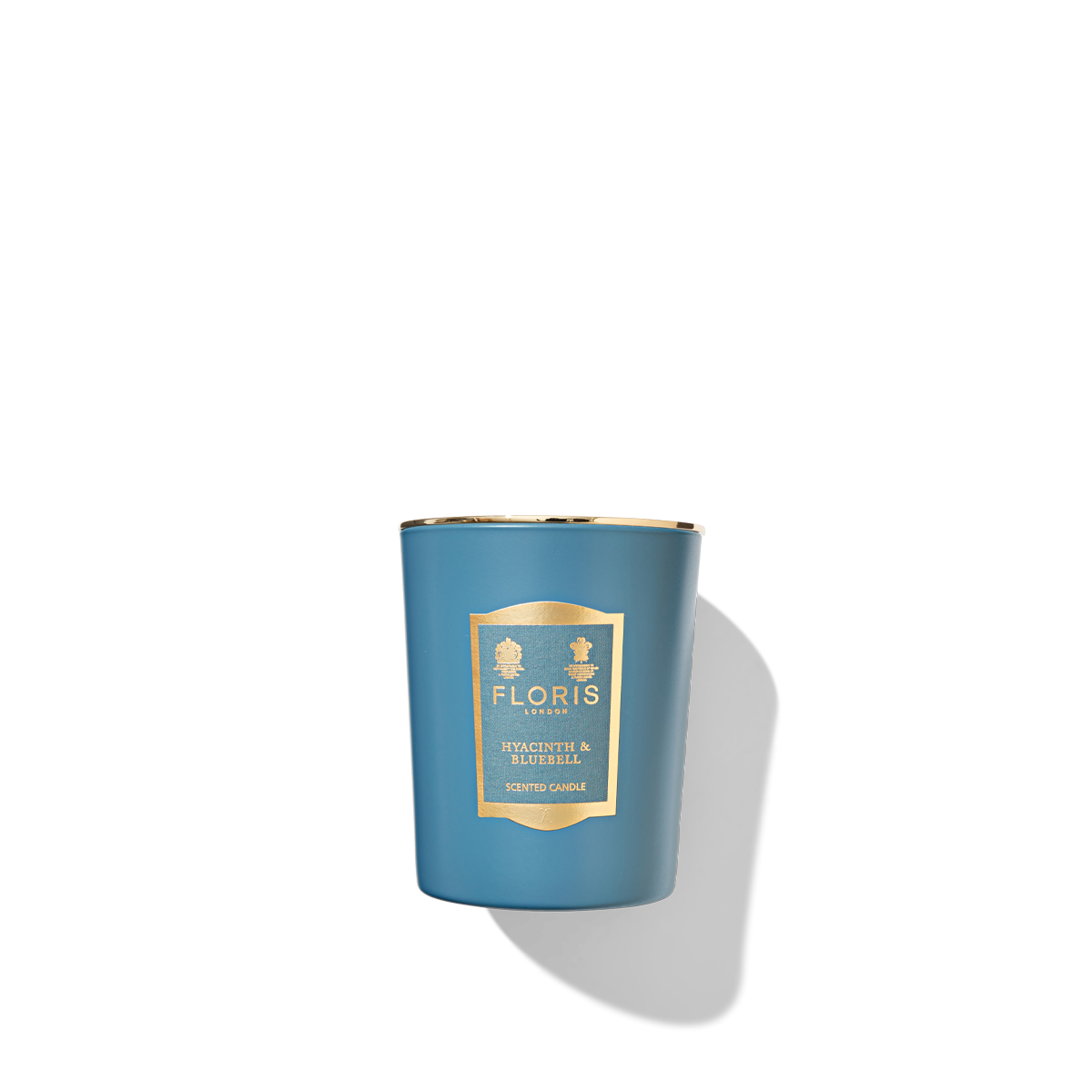 Blue Glass Floris London Hyacinth & Bluebell Scented Candle