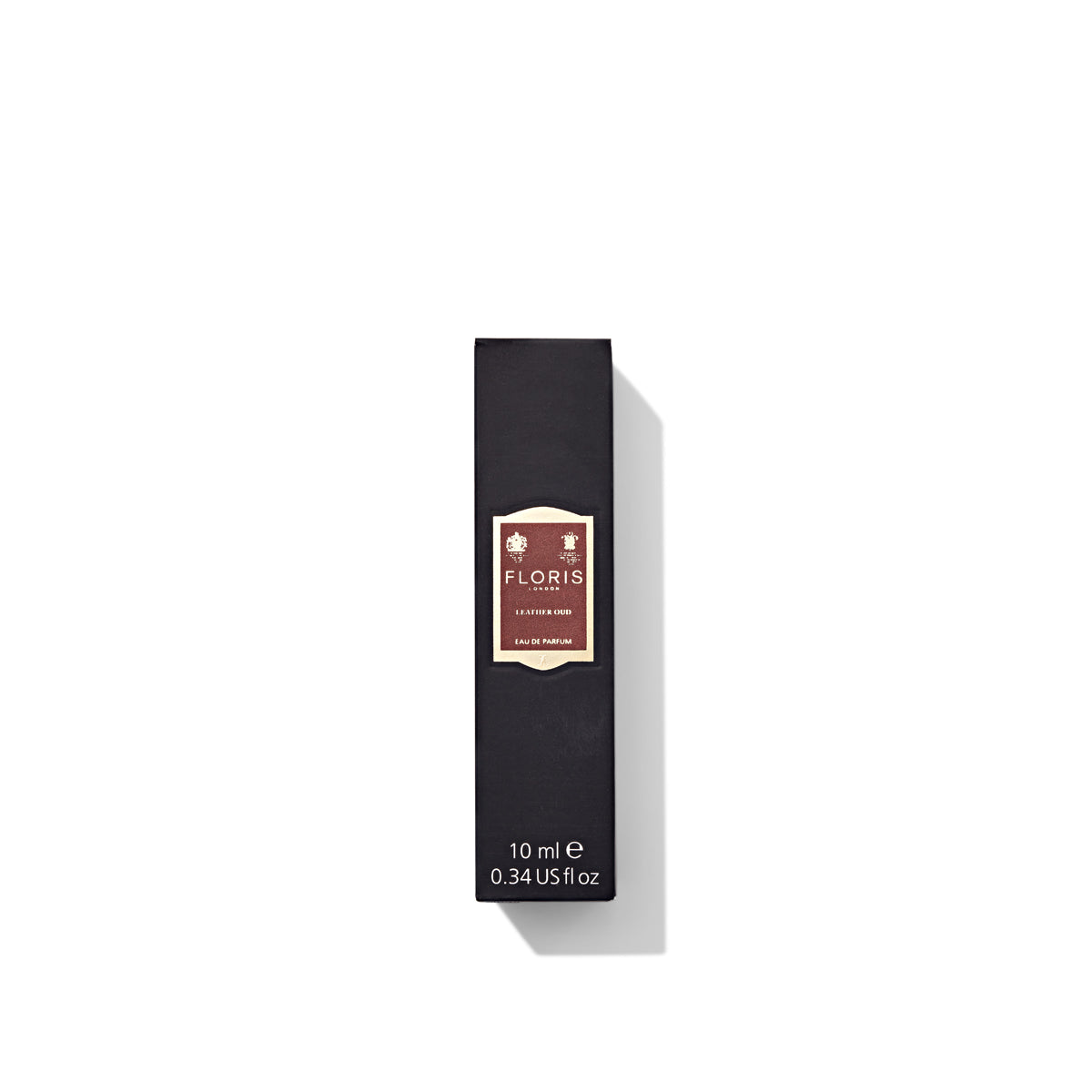 10ml black box with red Leather Oud label