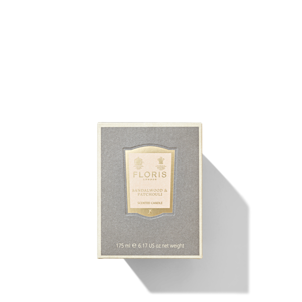 Sandalwood & Patchouli Scented Candle box