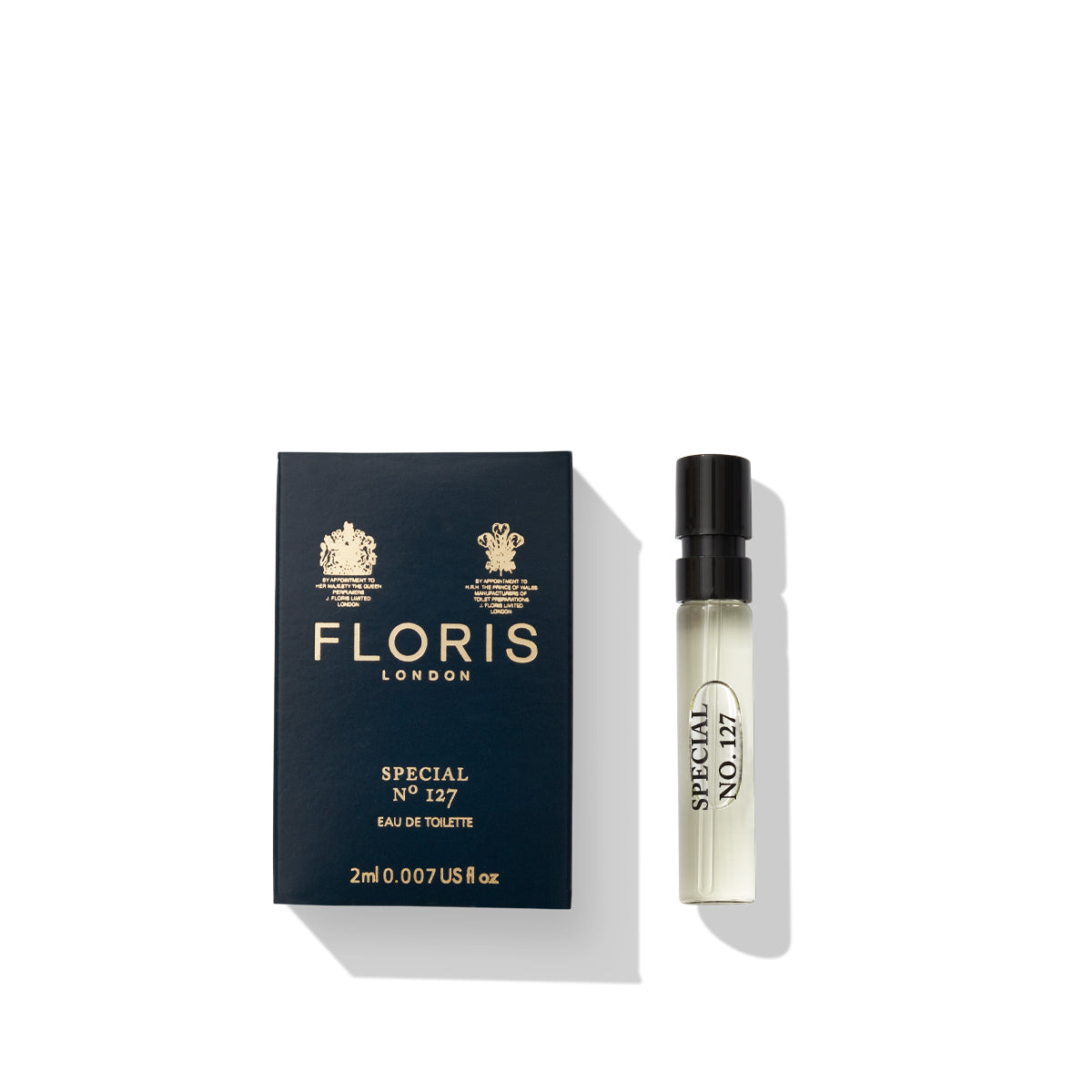 a 2ml sample vial of special no 127 eau de toilette from floris london 